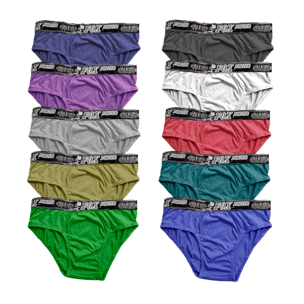 Kit 12 Cueca Masculina Slip 100% Algodão Original