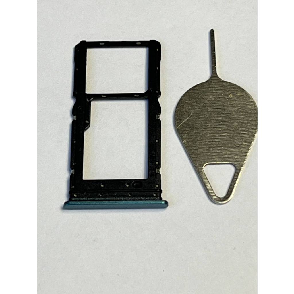 Gaveta De Chip +Chave Do Gavetinha Compatível Com  Redmi 12 Nova Preto E verde