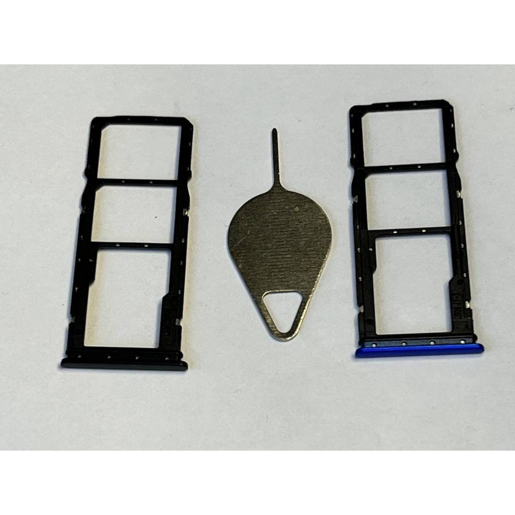 Gaveta De Chip +Chave Do Gavetinha Compatível Com  Redmi 9A Preto E Azul
