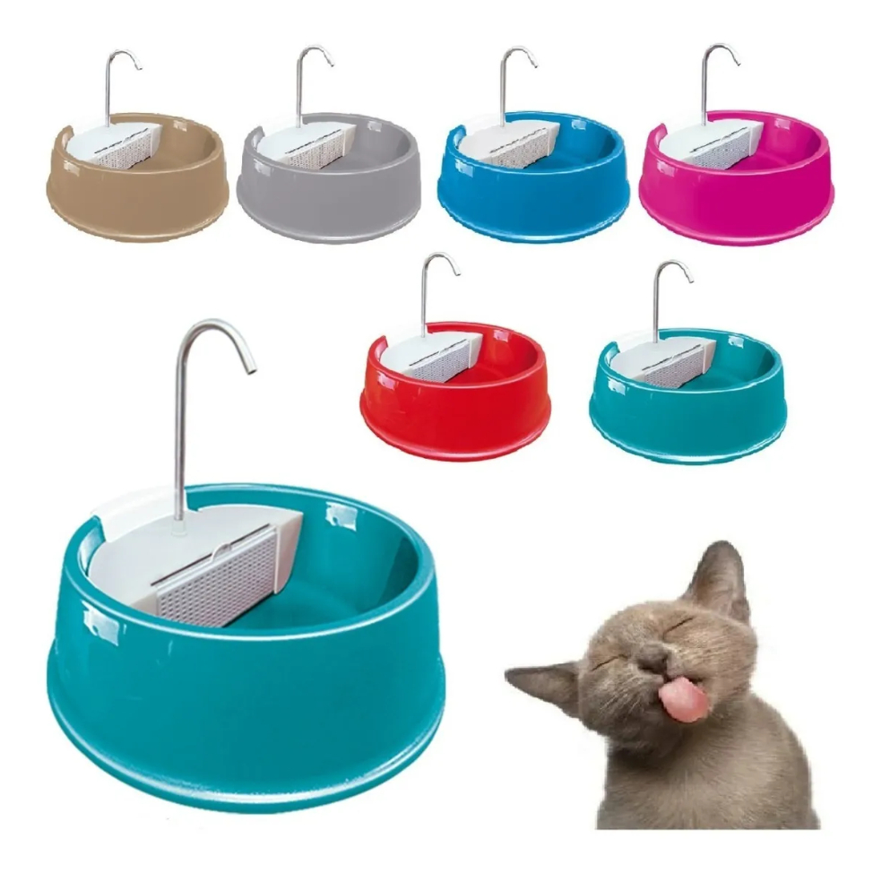 Fonte 1,5 Litros Bebedouro Para Gatos e Cães Automático Joy Bivolt Furacão Pet