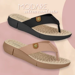 Chinelo Feminino Modare Tamanco Slide Flat Conforto Casual Presente dia das Mães