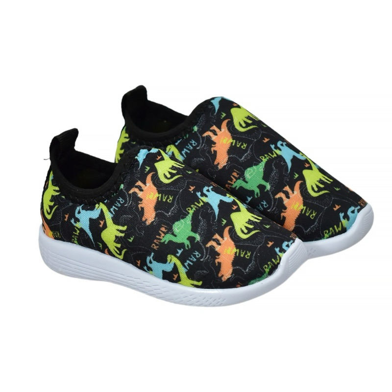 Tenis infantil menino menina calce fácil baby  basico infantil escolar colegial dinossauro...