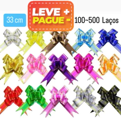 100~500 LAÇO FÁCIL 33CM. COR ÚNICA NO PACOTE OU SORTIDO 30% OFF