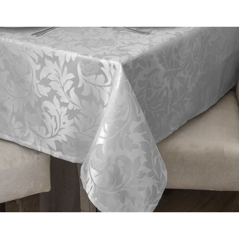 Toalha De Mesa Luxo 6 Lugares Jacquard Original Tecido Grosso