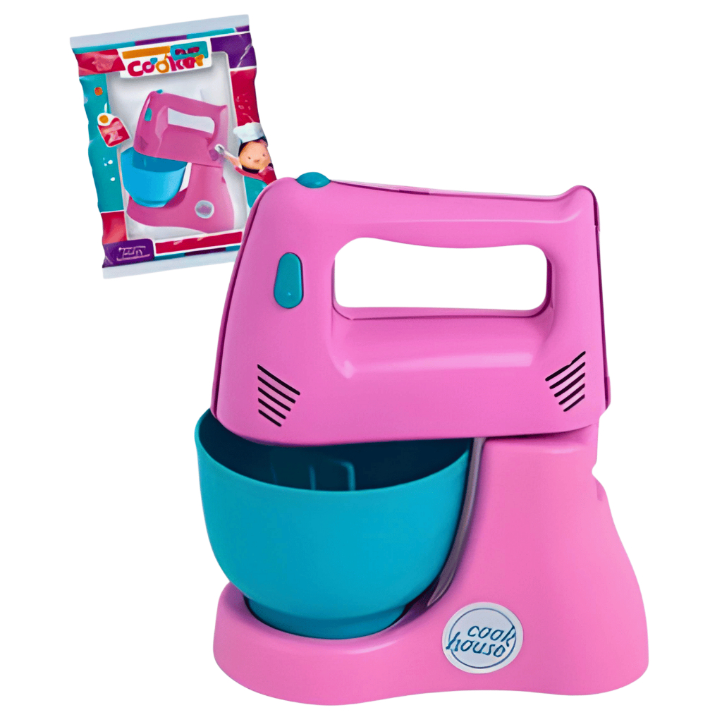 Mini Batedeira Faz de Conta - Brinquedo Infantil Mini Cozinha