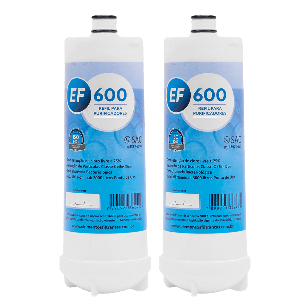 Filtro Refil para Purificadores IBBL FR 600, Imaginere e outros - Kit c/ 2