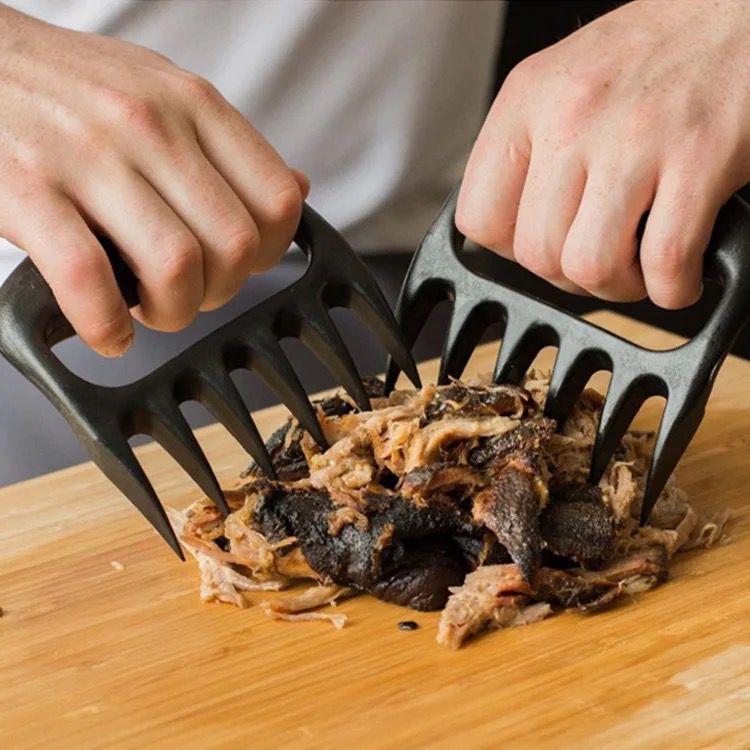 Desfiador de carne garra urso 2 peças churrasco utilidade casa e cozinha