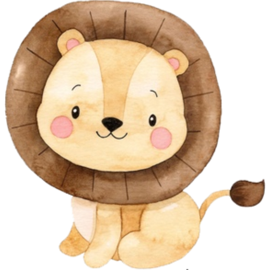 Safari Display Leão / girafa / zebra / elefante / hipopó / tigre em MDF Leãozinho festa decoração em Oferta na Shopee