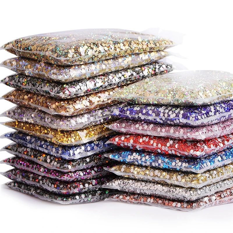 PACOTE GRANDE Strass Chaton de Acrílico Alto Brilho Primeira Linha Pedrinhas em Oferta na Shopee