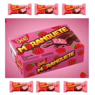Chocolate Moranguete Mini Bel 9g Caixa Com 12 Unidades 108g