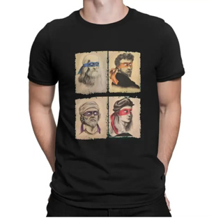 Camiseta Camisa Blusa Algodão Unissex  Tartarugas Italianas Amantes da Arte em Oferta na Shopee