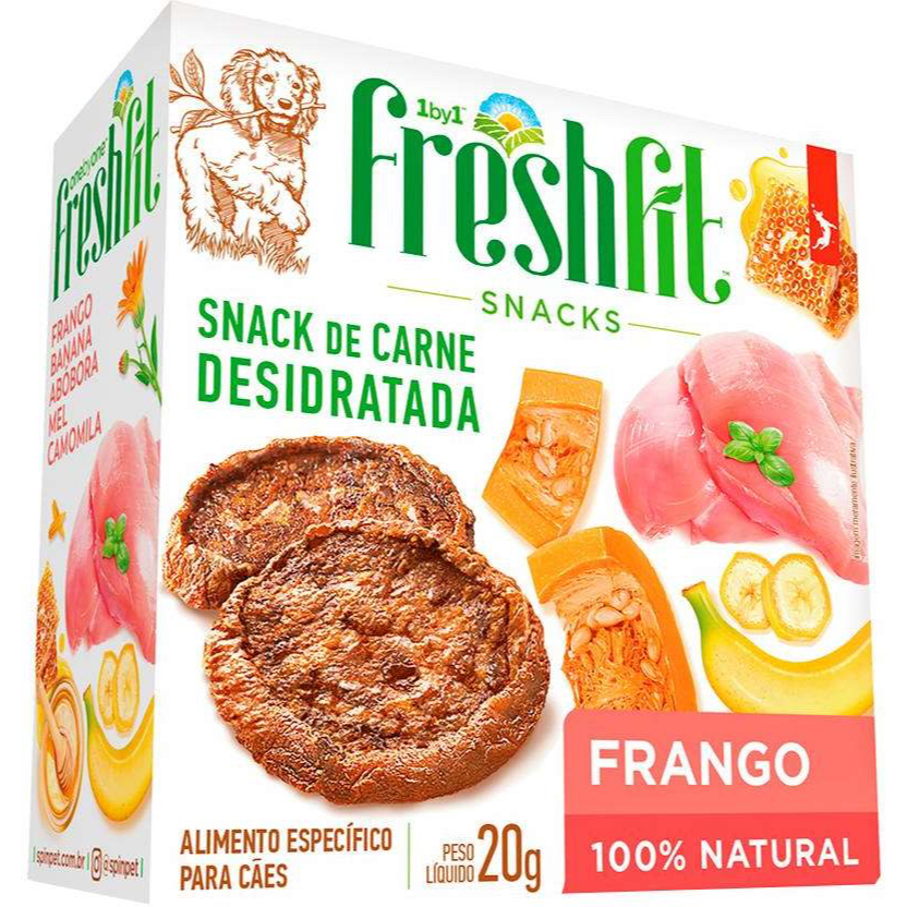 Petisco Spin Pet Freshfit Snack Natural para Cães Sabor Frango