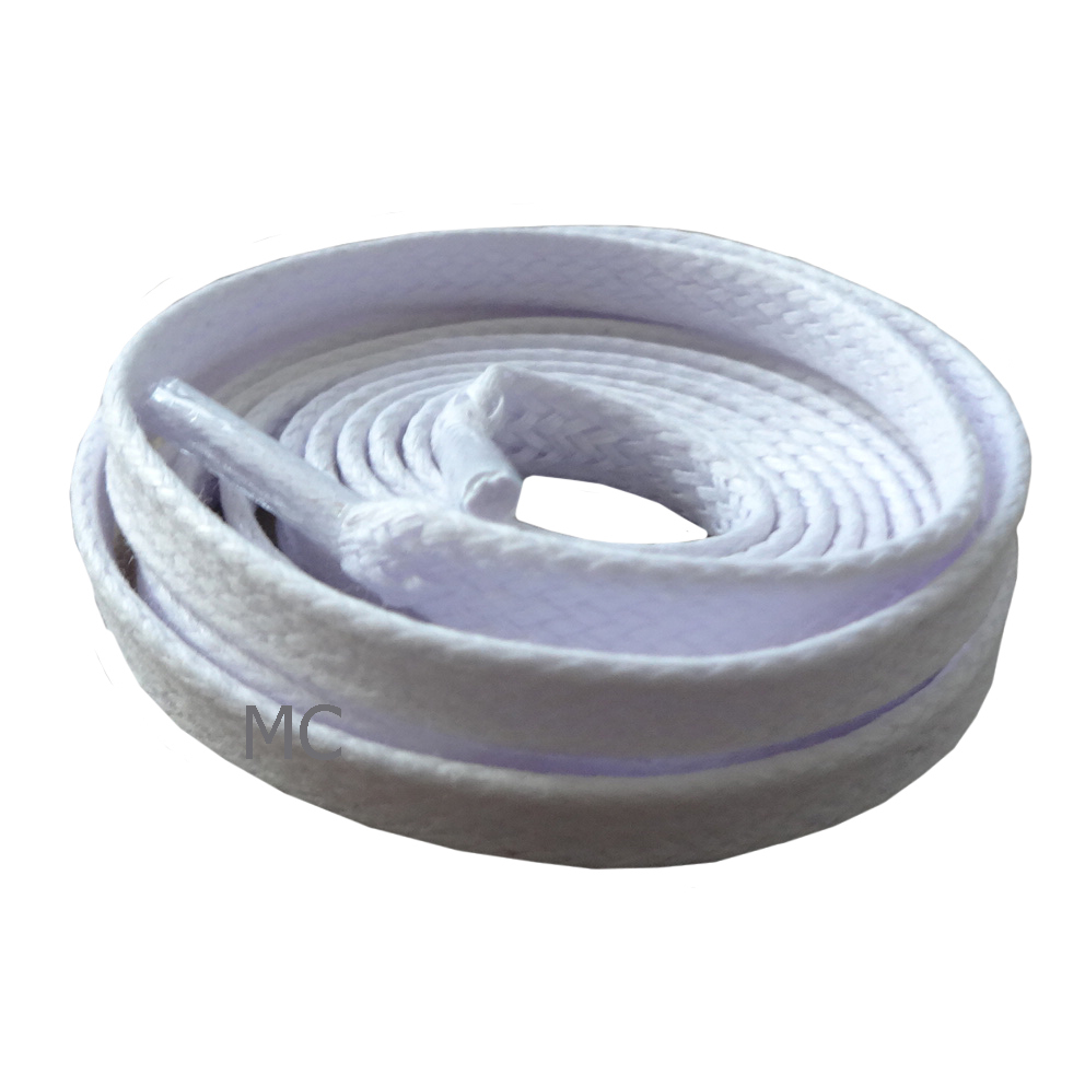 01 Par Cadarço Encera Branco , Vários Tamanhos.