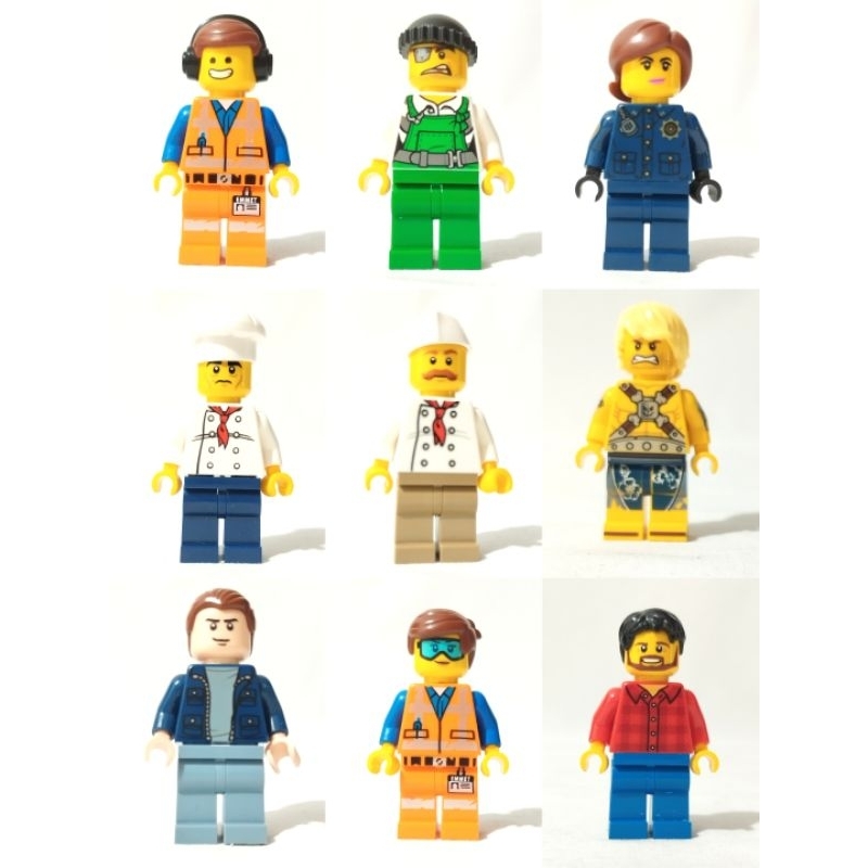 Minifiguras Lego City Disney Minecraft Movie - Minifigures