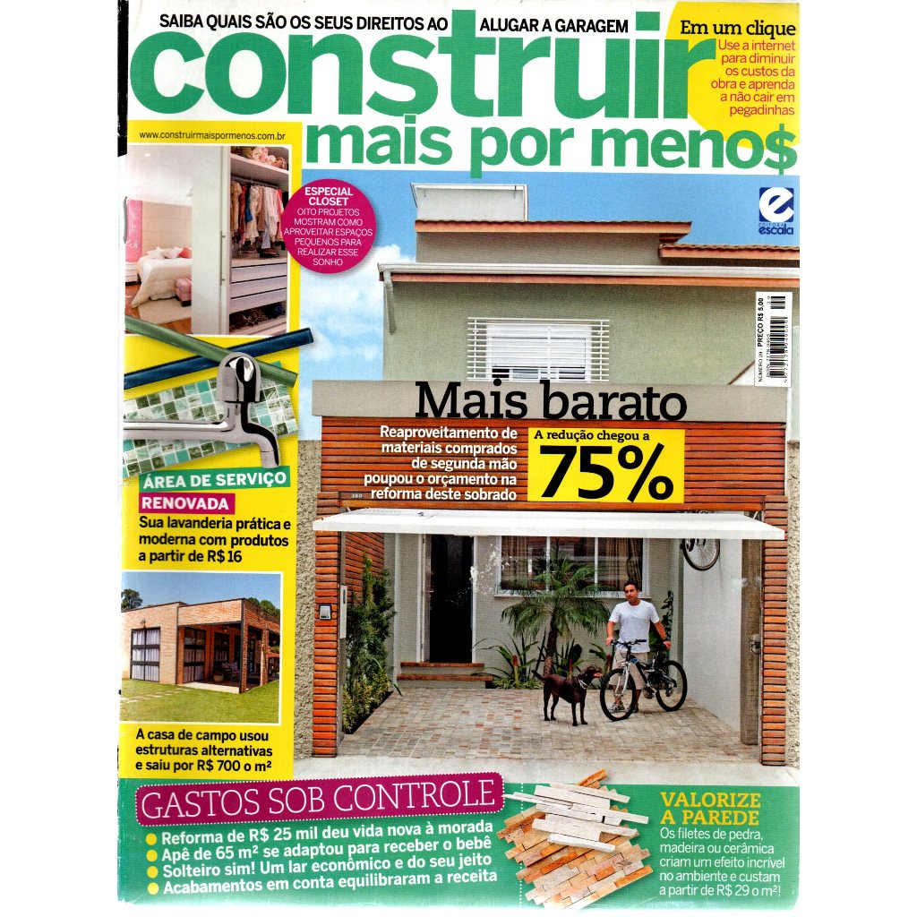 Revista Construir Mais por Menos, Ano 3, Nº 29, Março, 2013