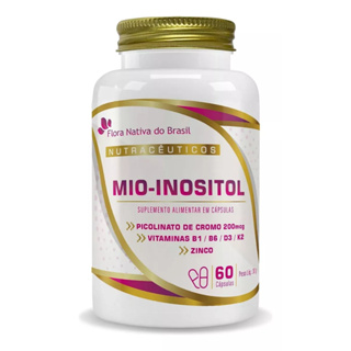 Mio Inositol + Picolitano De Cromo 200mcg, Zinco E Vitaminas B1/B6/D3/K2 - Saúde e Bem Estar Durante a TPM e Menopausa em Oferta na Shopee