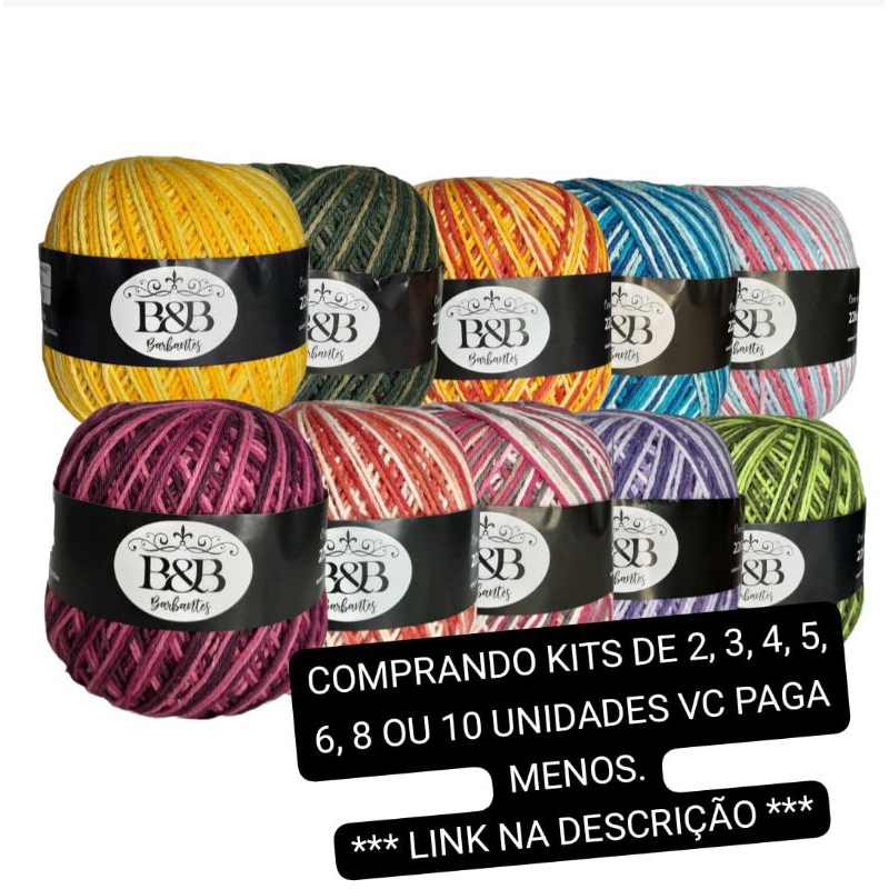 Barbante B&B Degradê Novelo 200g