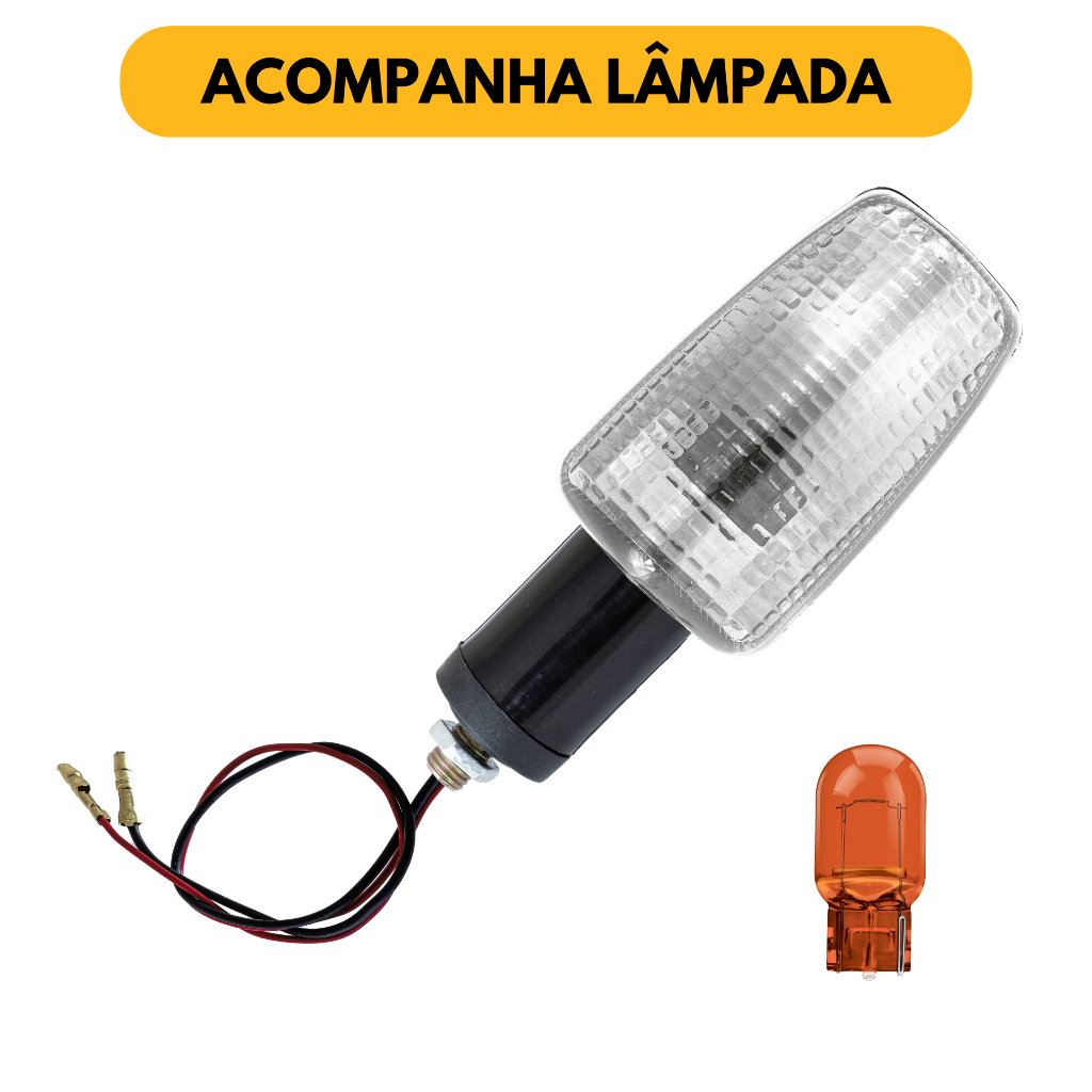 Pisca Seta Universal Titan Fan 125/150 - 2000 A 2013 Cristal em Oferta na Shopee