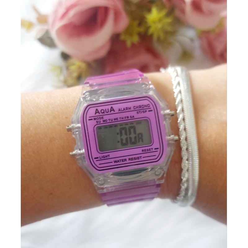 Relogio Aqua feminino de pulso a prova d'água original moda 2024