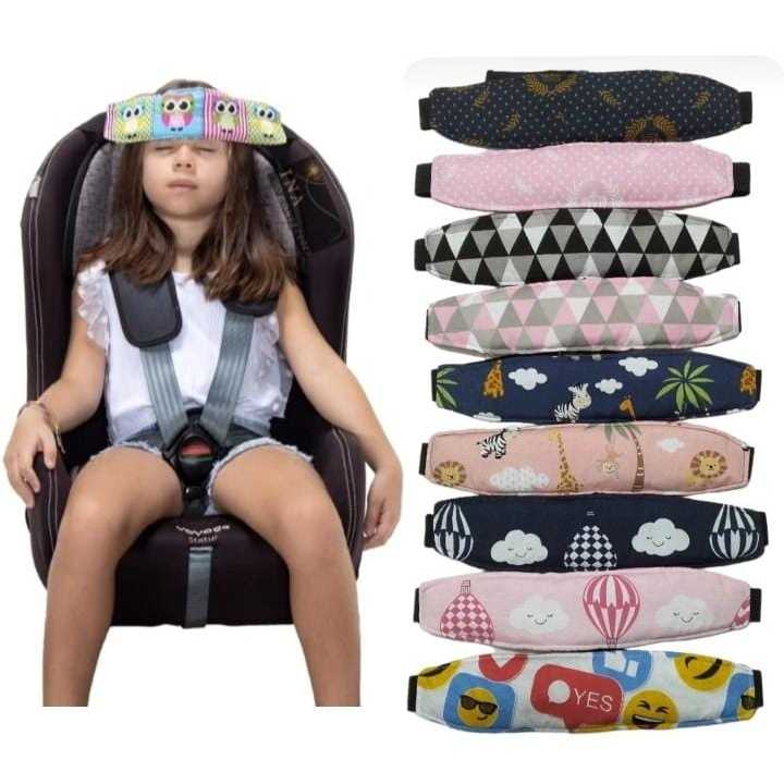 Faixa De Fixação De Segurança Para Crianças / Cinto Com Suporte Para Cabeça De Dormir Para Bebês