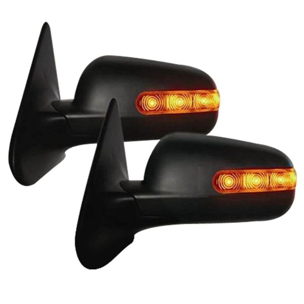 Par Retro Light Auxiliar Luz de Seta AutoPoli Led Âmbar 12v Flexível para Retrovisor com Fita Dupla Face Automotivo