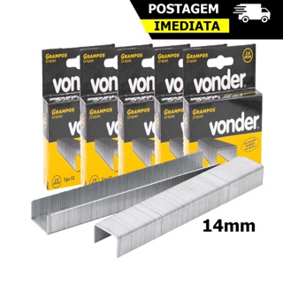 Grampo Para Grampeador Elétrico Gpe168 14mm 5000un Vonder em Oferta na Shopee