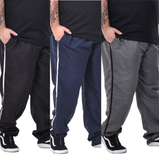 Calça Masculina Tactel Plus Size 03 Bolsos Academia Caminhada Esportiva Básica em Oferta na Shopee