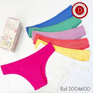 Kit 7 calcinhas primavera em algodão Diamantes Lingerie