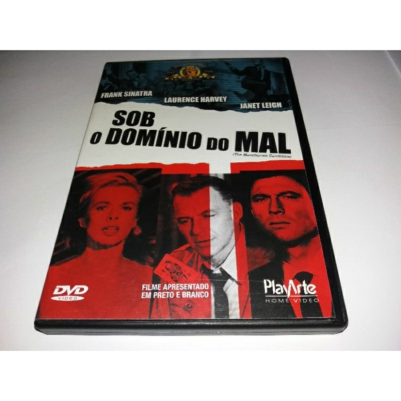 Dvd - Sob o Dominio do Mal - 1962 - Janet Leigh - Frank Sinatra - Dublado