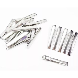 Kit Com 100 Bico Pato Presilha Jacare 5,5 Cm Prata em Oferta na Shopee