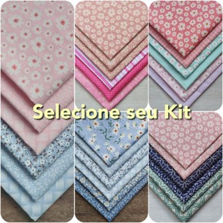 Kit Tricoline Barrado Composê Gold 30 x 75 cm - 6 Cortes