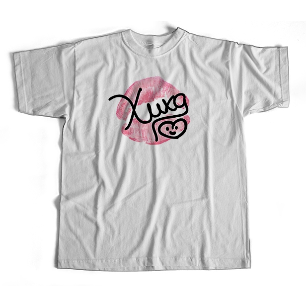 Camiseta basica unissex Xuxa - Beijo da Xuxa camiseta masculina camisa feminina 100% Algodão
