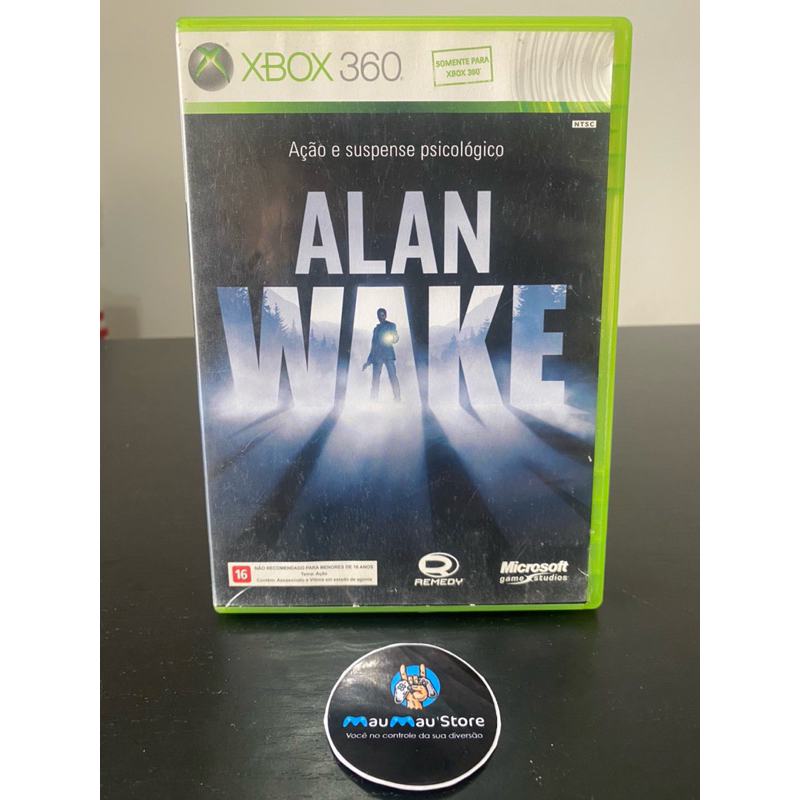 Alan Wake Xbox 360 - Mídia Física Original Usado Jogos de Xbox Jogos de Terror