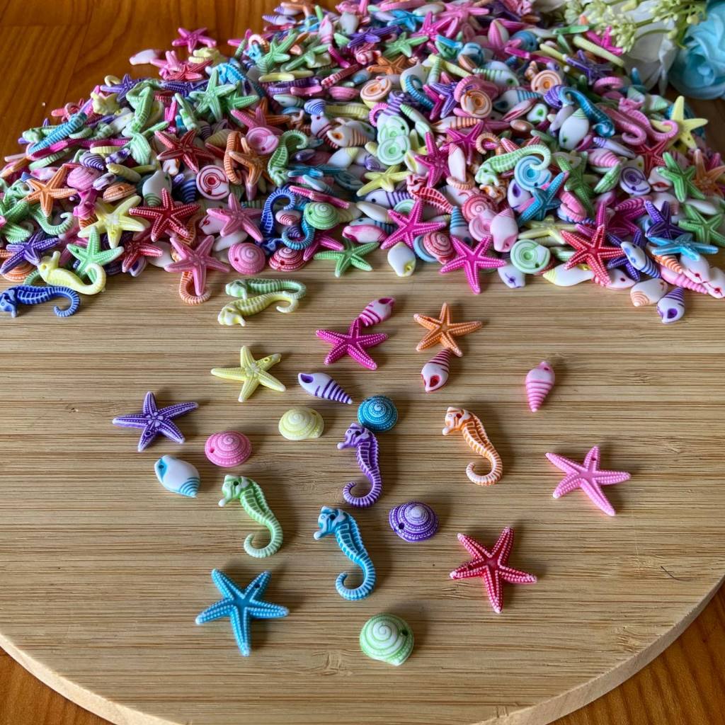 Pingente Fundo Do Mar Sortido 10 Unid Ou Mais- Pulseira-festa Fundo Do Mar Cod:200384