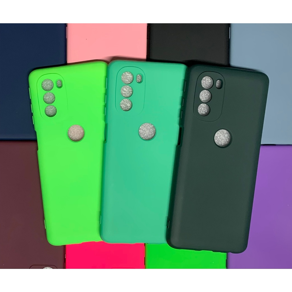 Kit Capa + Pelicula 3d  para  Motorola Moto G51 ou apenas capinha silicone aveludado