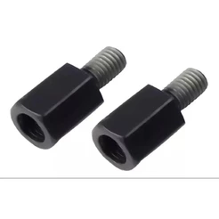 PAR Adaptador Rosca M8 Direita Para M10 Direita HONDA Elite Lead Burgman