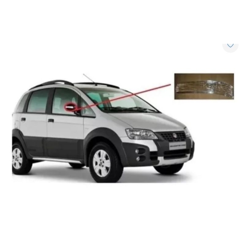 Lente seta Retrovisor  Fiat Idea 2005 à  2010 Adventure,ler a descrição,LE