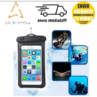 KITS Capa Bolsa Prova Dágua Impermeável Celular