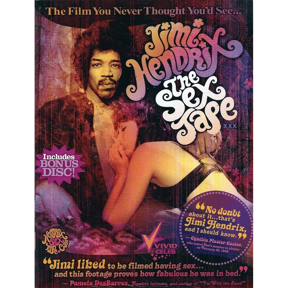 Jimi Hendrix - The Story Of The Lost Sex Tape Vivid DVD Original