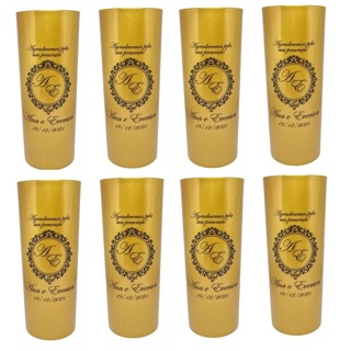 40 Copo Long Drink Dourado Personalizados em Oferta na Shopee