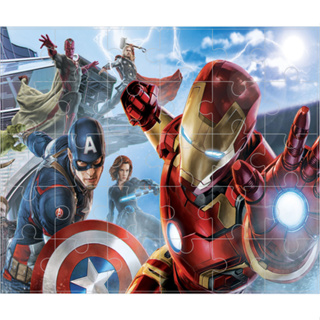 Quebra-Cabeça Avengers 20x25cm - 30 Peças Grandes dos Super-Heróis da Marvel em Oferta na Shopee