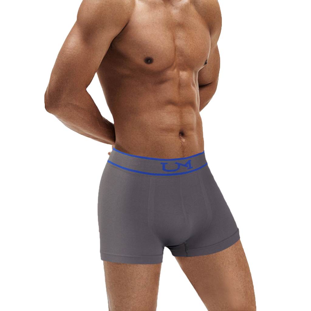 Kit Cueca Box Boxer Microfibra Sem Costura Dry Fit Confortável Resistente Importada Malha Fria Lisa ou Listrada