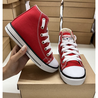 Tênis All Star Infantil Botinha Cano Alto Vermelho Menino Menina