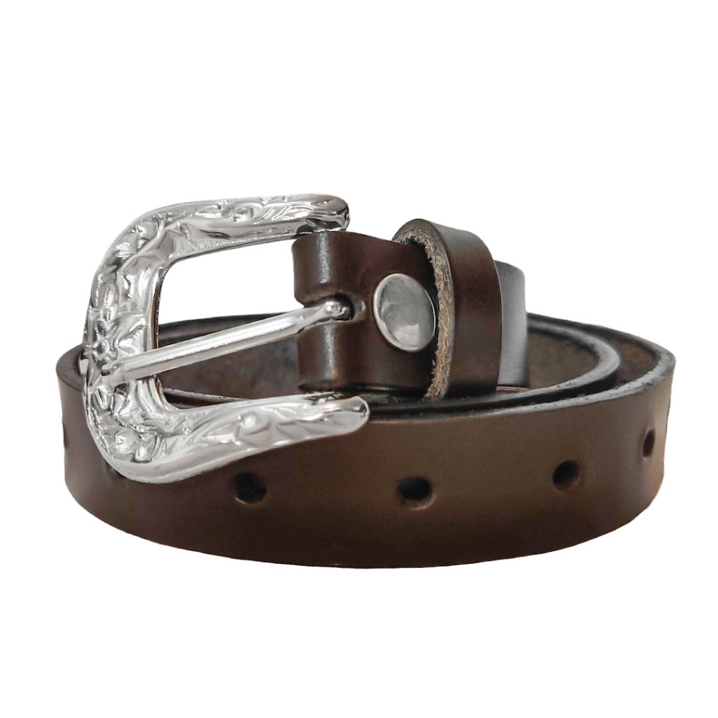 cinto masculino infantil country liso com fivela de metal