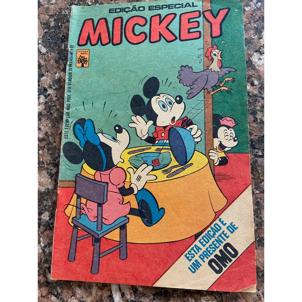 Gibi Edição Especial Omo Mickey Disney — R$ 80,00 em Shopee