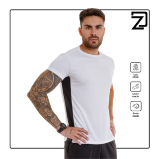 Camiseta Masculina Poliester Academia Básica Dry fit
