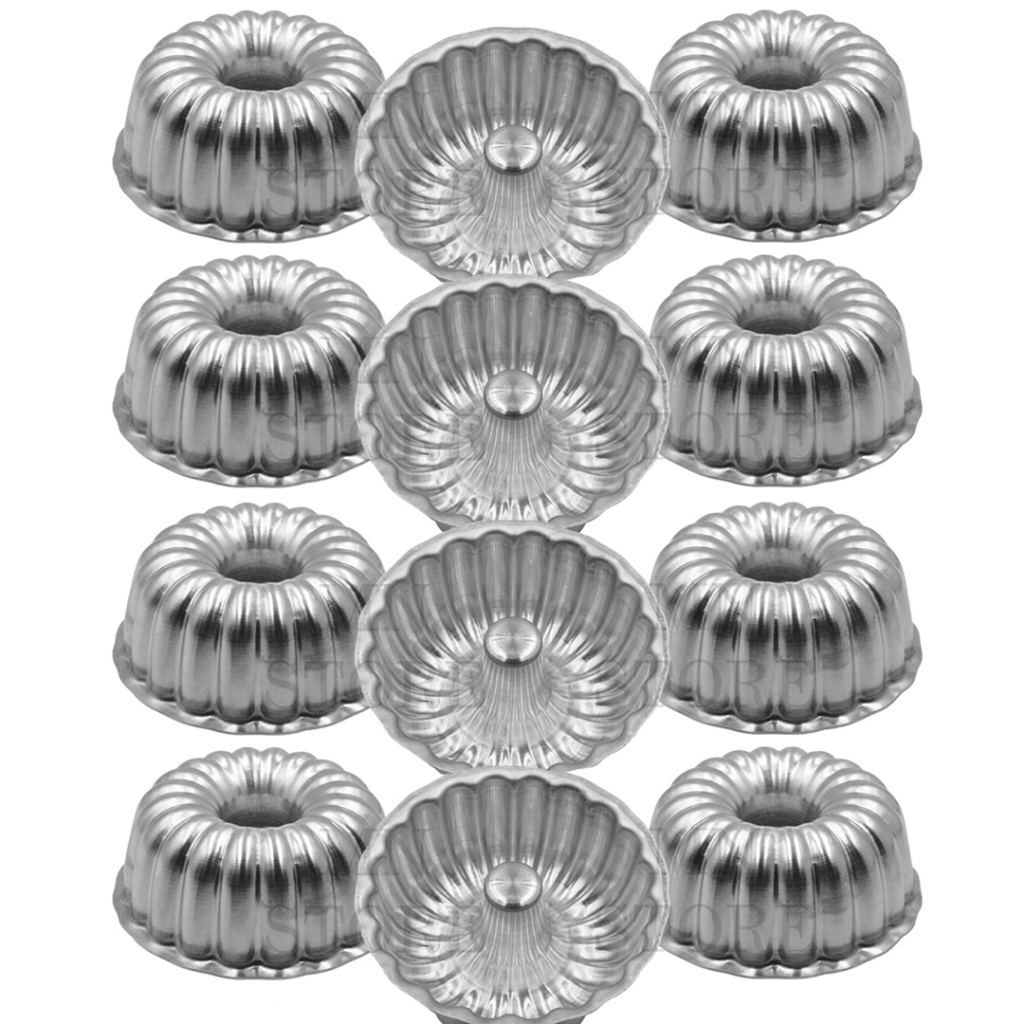 Kit 12 Forma Mini Bolo Vulcao 9x4 Decorada Gomada em Oferta na Shopee