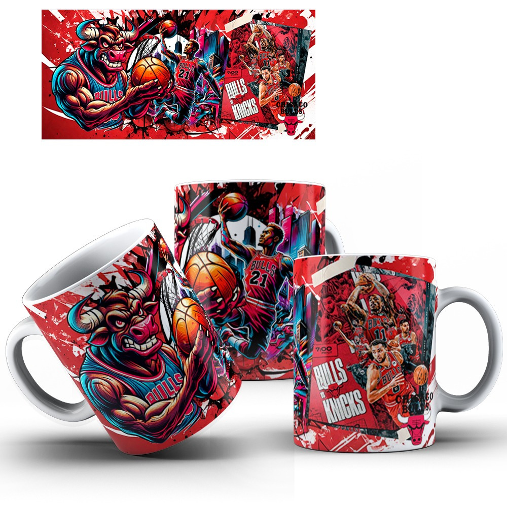Caneca Basquete lakes kobe bryant , chicago , detroit, dallas e muito mais