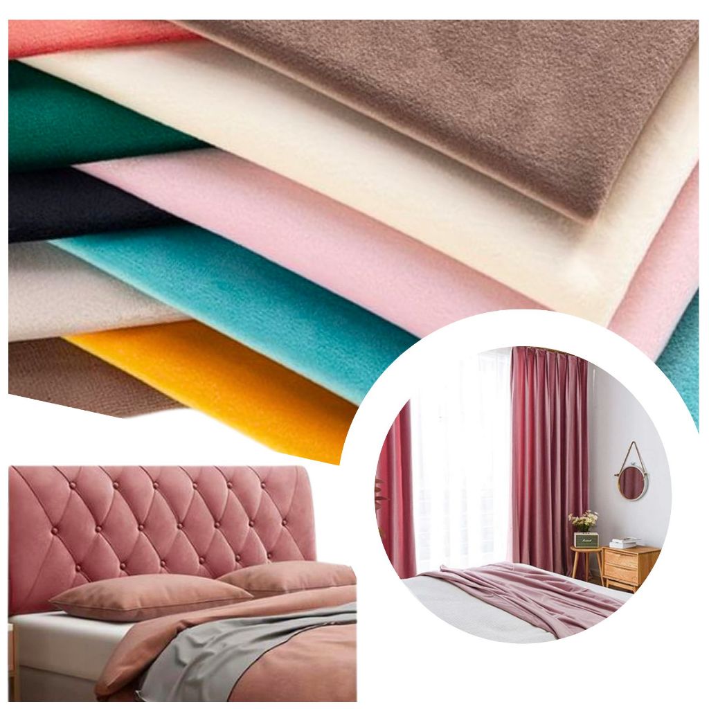 Tecido Veludo Puro Macio Forração Revestimento e Reforma de Sofa (superior que Suede) Oferta