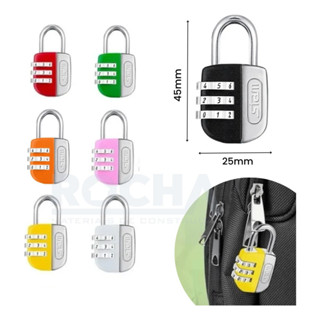 Cadeado Malas Mochila Armário Porta Viagem 25mm Segredo Stam varias cores